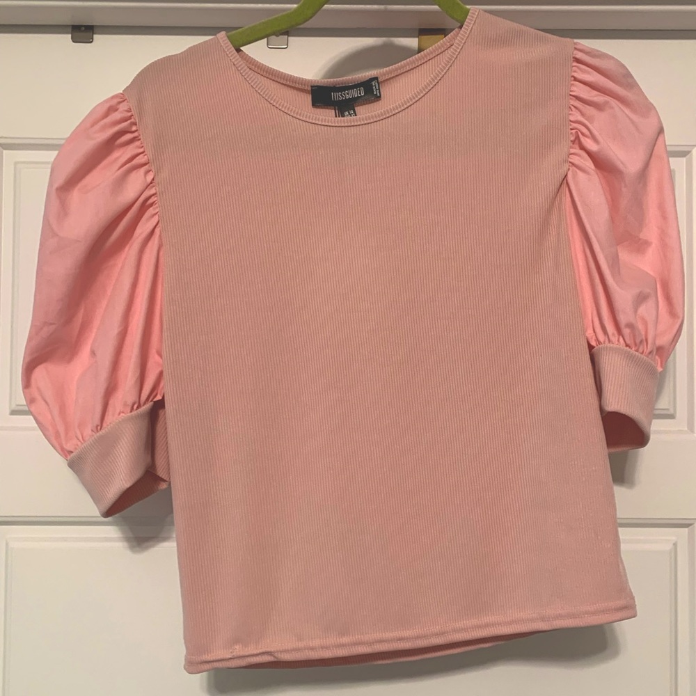 MISSGUIDED Women’s ribbed tee